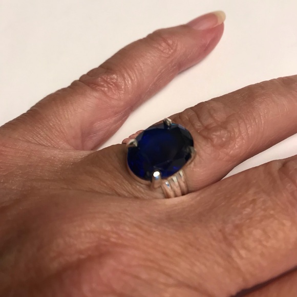 Tanzanite 925 Sterling Silver Ring - Picture 1 of 7